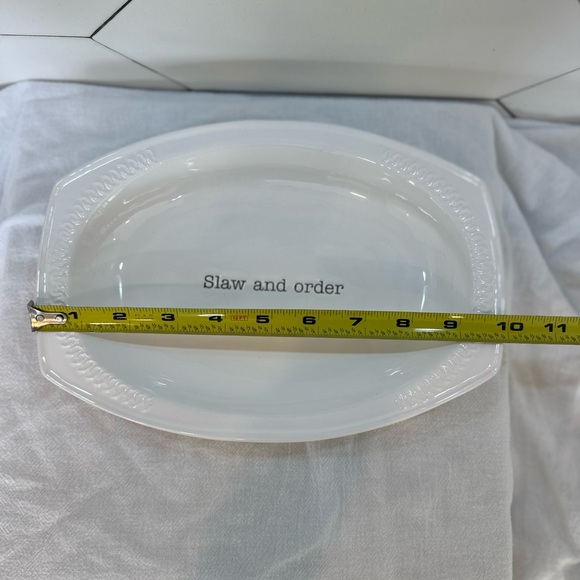 Mud Pie serving dish Slaw and Order - Picture 6 of 7